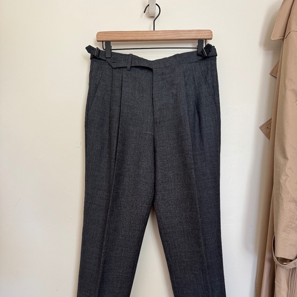 Berg & Berg Grey Pleated Trousers SS24 - Excellent - Size 46 (30 US) - Picture 1 of 4